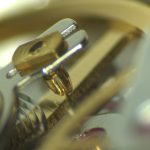Hairspring Centered between regulating pins